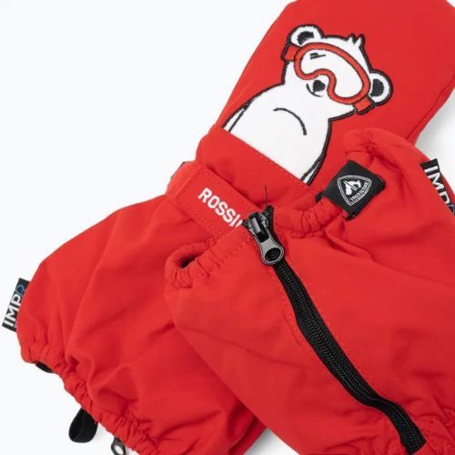 Rossignol Baby Impr M sportovní červené zimní rukavice