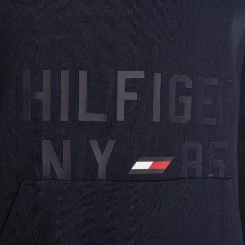 Tommy Hilfiger Graphic Crew modrá pánská tréninková mikina