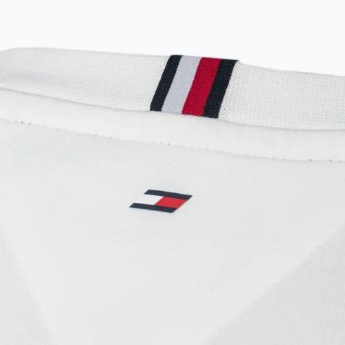 Pánská tréninková košile Tommy Hilfiger Colorblocked Mix Media S/S bílá