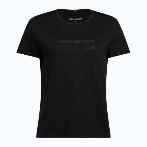 Tommy Hilfiger Performance Mesh Tee černé dámské tréninkové tričko