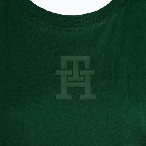 Tommy Hilfiger dámské tréninkové tričko Regular Th Monogram green