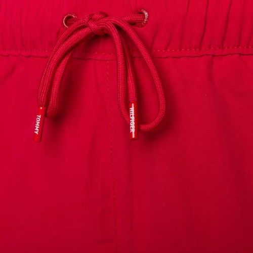 Pánské plavecké šortky Tommy Hilfiger Medium Drawstring červené