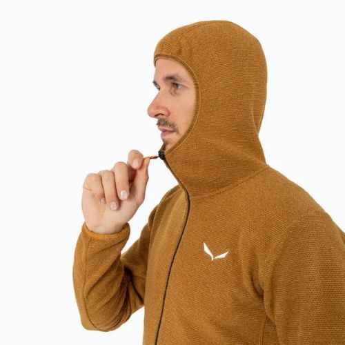 Pánská fleecová mikina Salewa Nuvolo EN golden brown melange