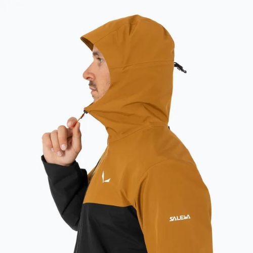 Salewa Puez GTX 2L pánská bunda do deště zlatohnědá