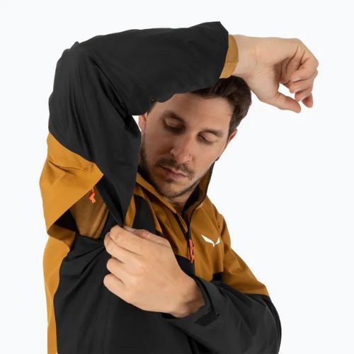 Salewa Puez GTX 2L pánská bunda do deště zlatohnědá