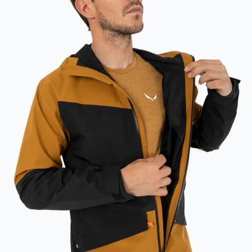 Salewa Puez GTX 2L pánská bunda do deště zlatohnědá