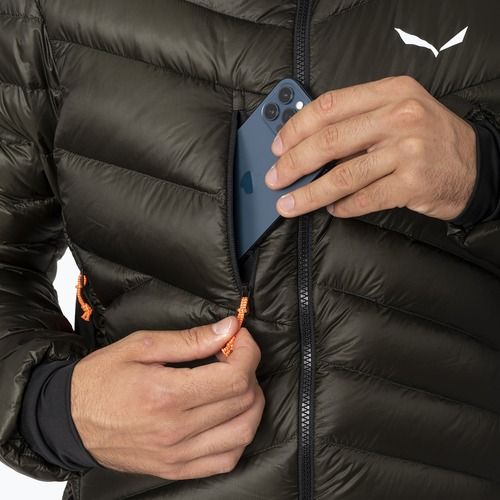 Pánská péřová bunda Salewa Ortles Med 3 Rds Dwn dark olive