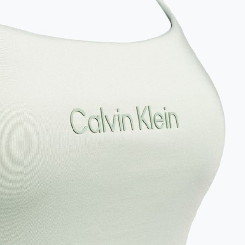 Calvin Klein Low Support 8HV seaspray zelená fitness podprsenka