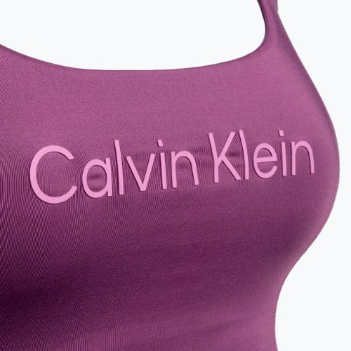 Fitness podprsenka Calvin Klein Medium Support VAE amethyst