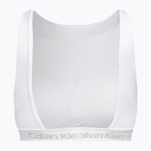 Calvin Klein Medium Support YAF jasně bílá fitness podprsenka