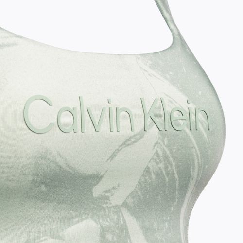 Fitness podprsenka Calvin Klein Medium Support 8UO digital rockform aop