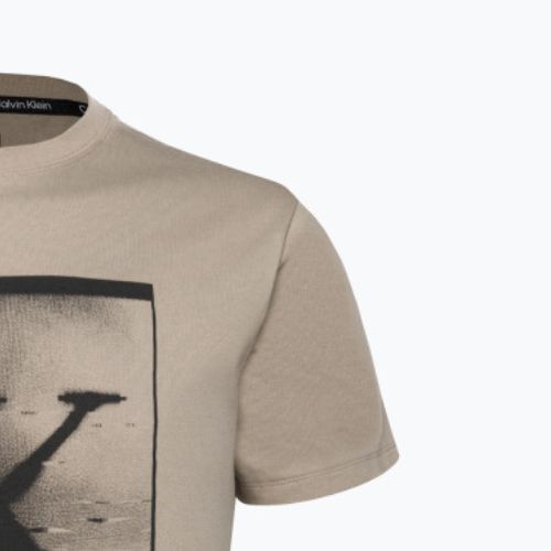 Pánské zimní lněné tričko Calvin Klein