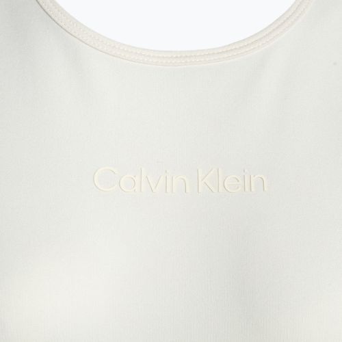 Dámské tričko Calvin Klein Knit white suede