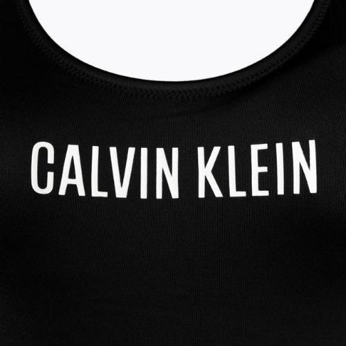 Dámské jednodílné plavky Calvin Klein Scoop Back Black