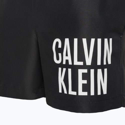 Pánské plavecké šortky Calvin Klein Medium Drawstring černé