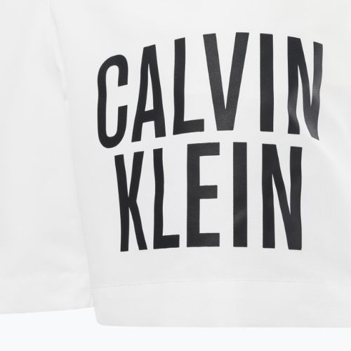 Pánské plavecké šortky Calvin Klein Medium Drawstring white