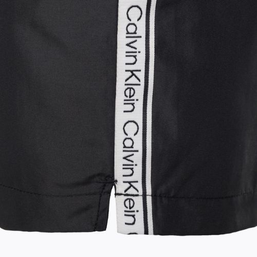 Pánské plavecké šortky Calvin Klein Medium Drawstring černé