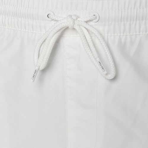 Pánské plavecké šortky Calvin Klein Medium Drawstring white