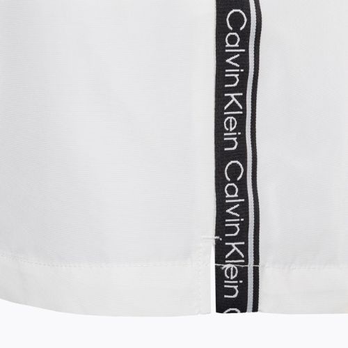 Pánské plavecké šortky Calvin Klein Medium Drawstring white