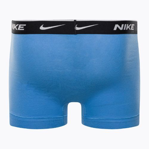 Pánské boxerky Nike Everyday Cotton Stretch Trunk 3Pk UB1 swoosh print/grey/uni blue