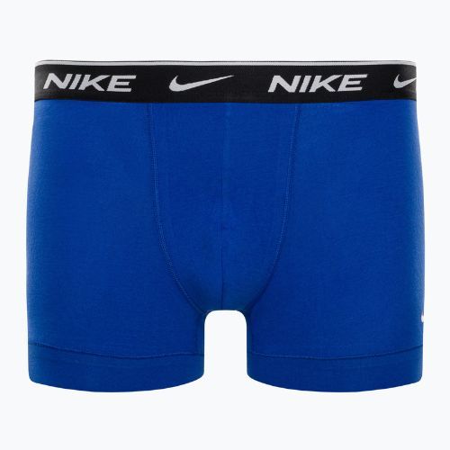 Pánské boxerky Nike Everyday Cotton Stretch Trunk 2Pk IEV obsidian/game royal