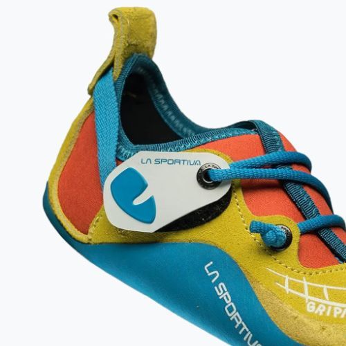 Dětská lezecká obuv La Sportiva Gripit yellow/flame