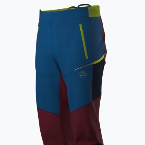 La Sportiva pánské trekové kalhoty Ikarus sangria/electric blue