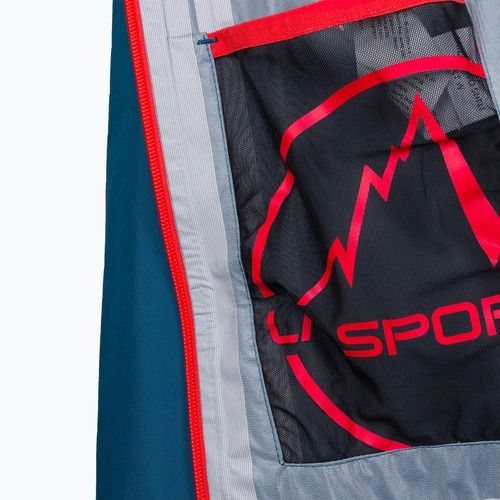 Dámská membránová bunda do deště La Sportiva Crizzle EVO Shell storm blue/cherry tomato