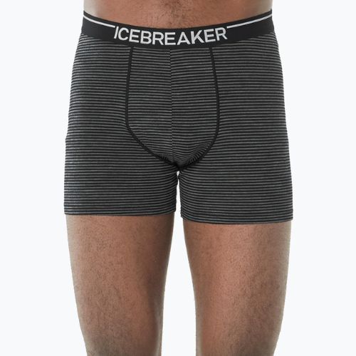 Pánské termální boxerky Icebreaker Anatomica gritstone hthr