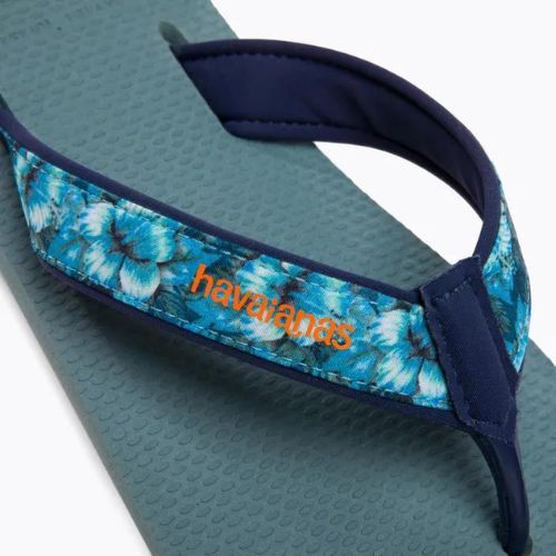 Pánské žabky Havaianas Surf Material silver/blue