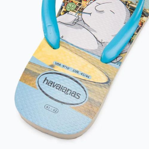 Pánské žabky Havaianas Top Street white/blue