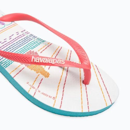 Dámské žabky Havaianas Slim Local Soul Ibiza red/blue/orange