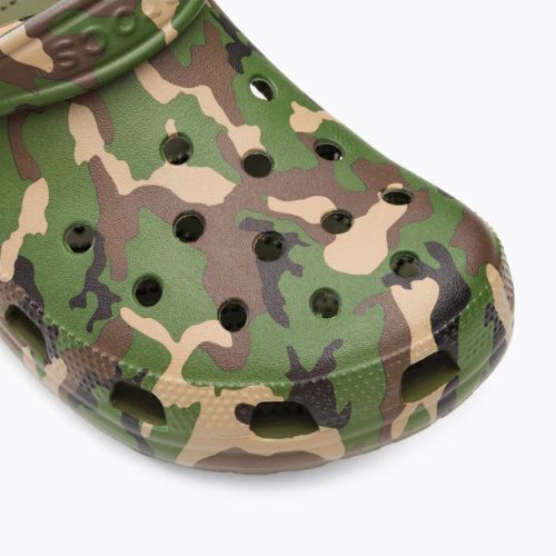 Žabky Crocs Classic Printed Camo Clog army green/multi