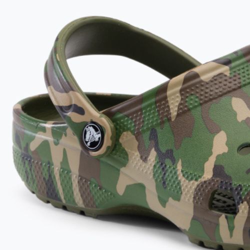Žabky Crocs Classic Printed Camo Clog army green/multi