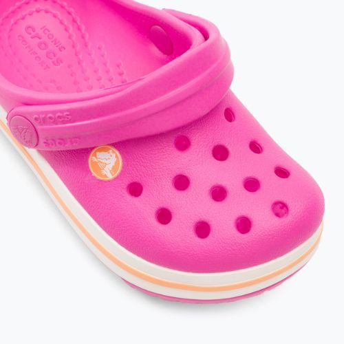 Dětské žabky Crocs Crocband Clog electric pink/cantaloupe