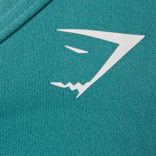 Gymshark Ruched Training Sports fauna teal fitness podprsenka