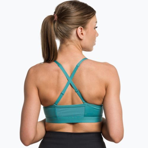 Gymshark Ruched Training Sports fauna teal fitness podprsenka