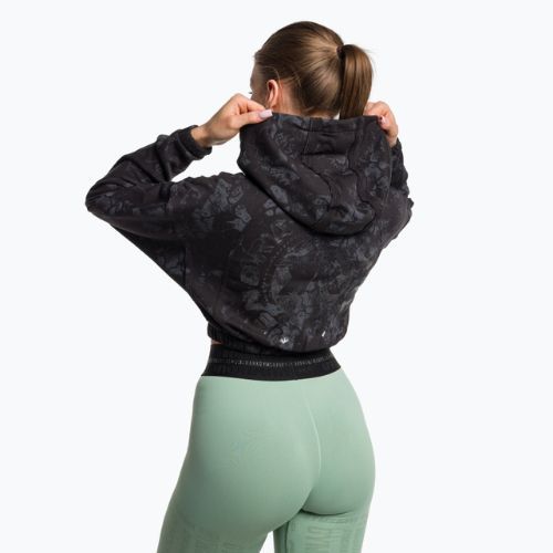 Dámská tréninková mikina Gymshark KK Twins Zip Up Crop black/blue