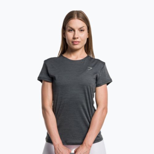 Dámské tréninkové tričko Gymshark Running Top SS dark/grey