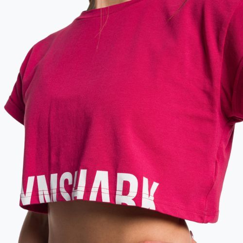 Dámské tričko Gymshark Training Fraction Crop Top lava pink