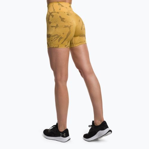 Dámské tréninkové šortky Gymshark Adapt Camo Savanna Seamless indian yellow