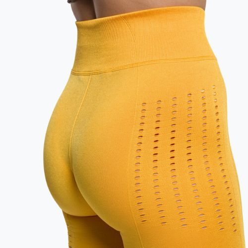 Dámské tréninkové šortky Gymshark Flawless Shine Seamless saffron/yellow