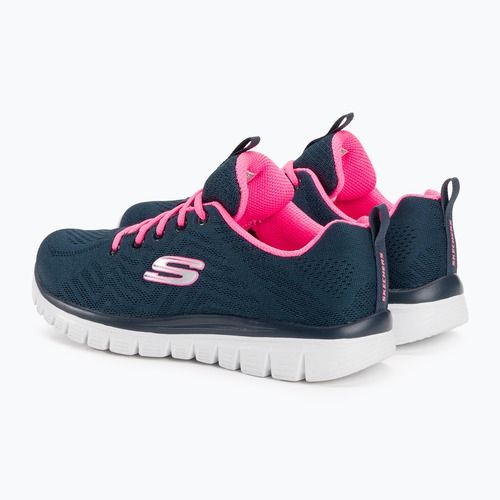 SKECHERS Graceful Get Connected dámské tréninkové boty navy/hot pink
