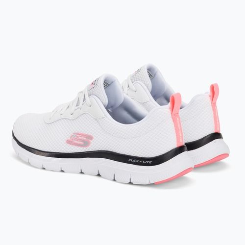 Dámské tréninkové boty SKECHERS Flex Appeal 4.0 Brilliant View white/pink