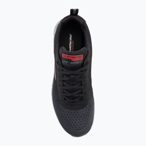 SKECHERS Track Ripkent pánské tréninkové boty black/charcoal