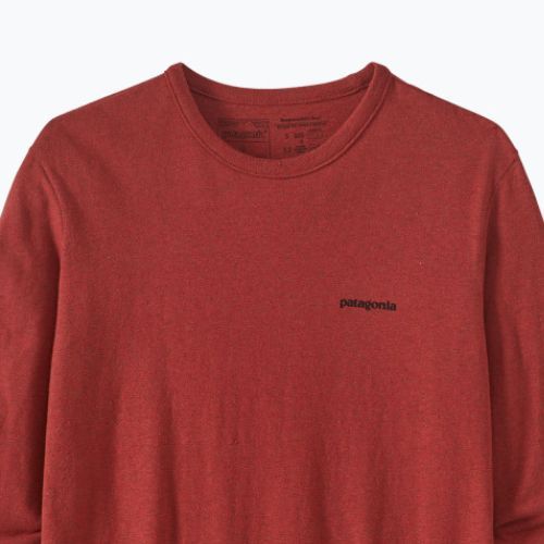 Dámské trekingové tričko Patagonia P-6 Logo Responsibili-Tee LS burl red