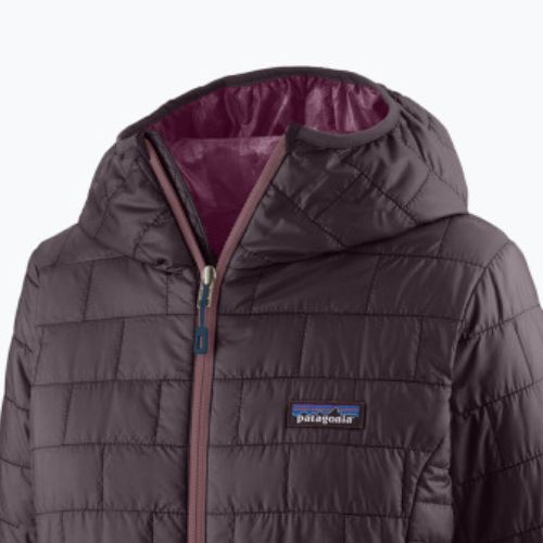 Dámská zateplená bunda Patagonia Nano Puff Hoody obsidian plum