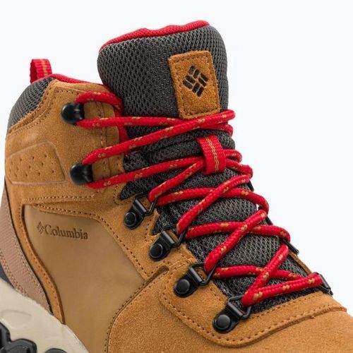 Columbia Newton Ridge Plus II Suede WP elk/mountain red pánské trekové boty