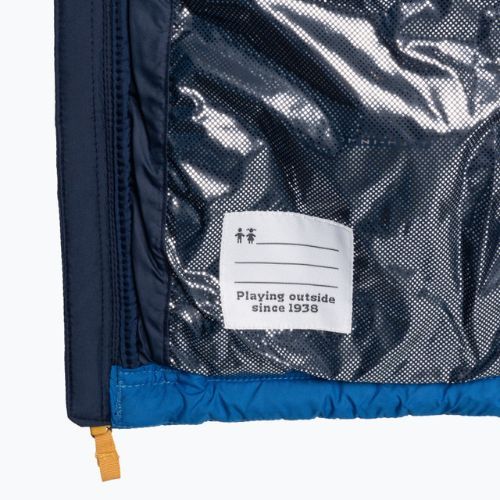 Dětská péřová bunda Columbia Powder Lite s kapucí bright indigo/collegiate navy