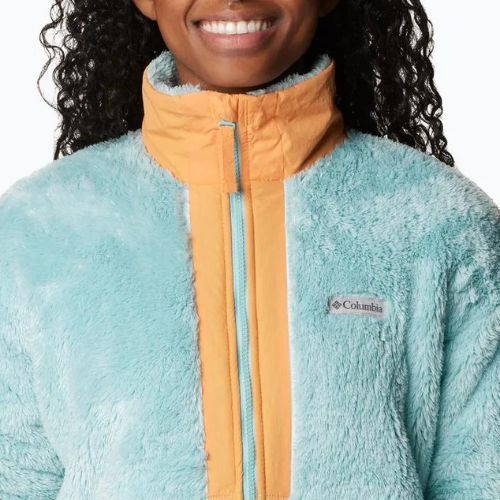 Columbia Boundless Discovery Sherpa dámská trekingová mikina aqua haze/sunset peach